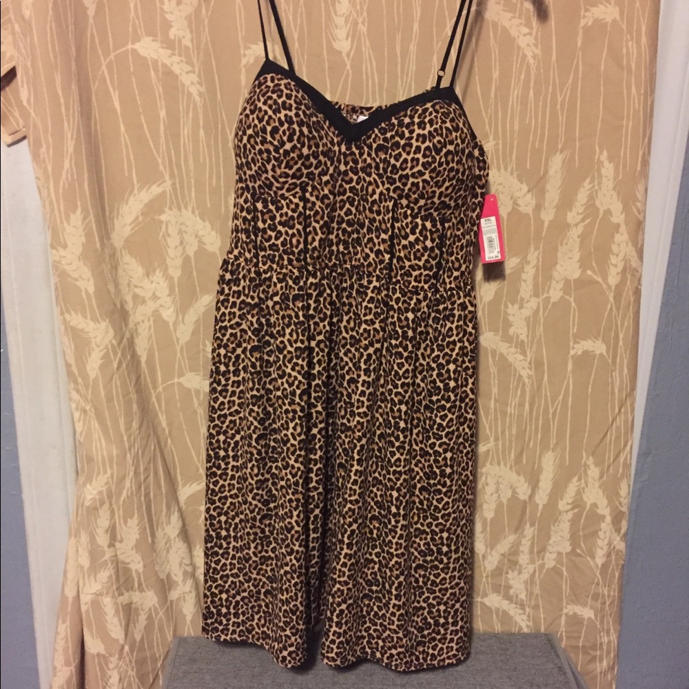 Animal print dress